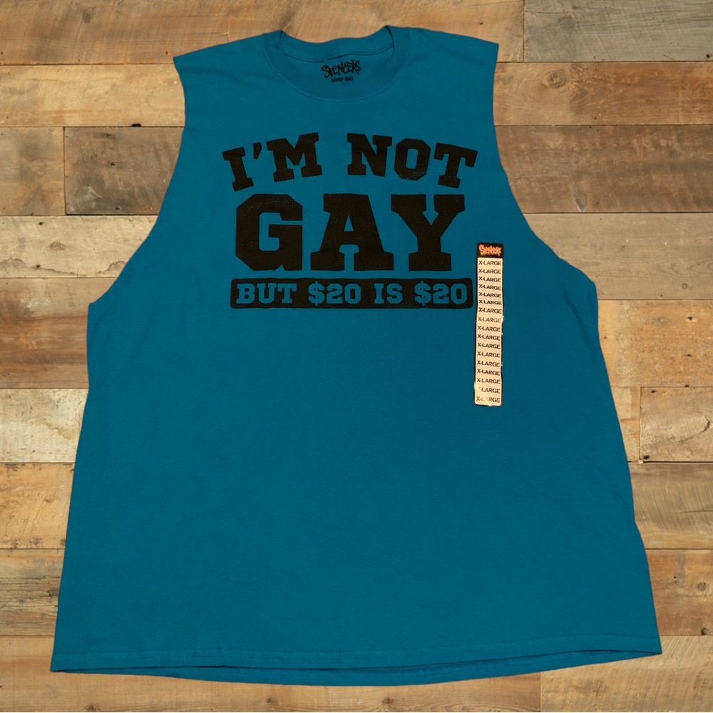 20 Dollars Is 20 Dollars Funny Queer Pride LGBTQ Tank Shirt Cute Trans Rights